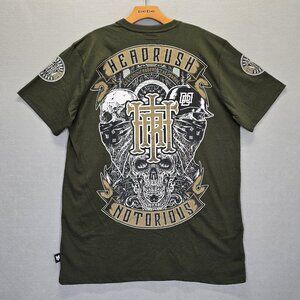 Headrush Notorious Shirt  Men's Olive Green Size M